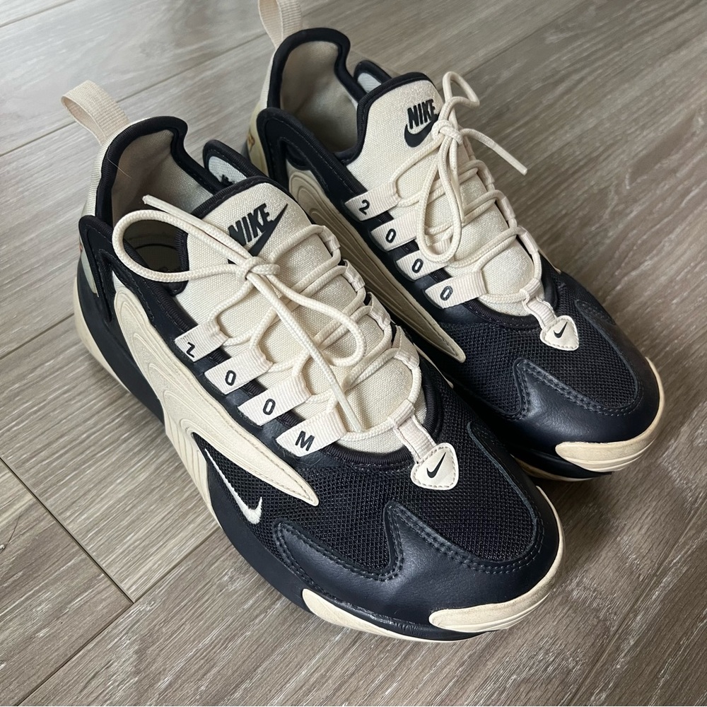 Nike Women’s Zoom Sneakers in Black and Cream